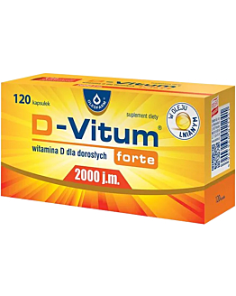 D-Vitum Forte 2000 j.m, kapsułki 120 szt.