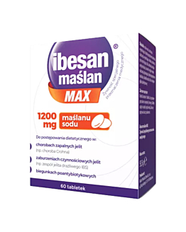 Ibesan Maślan Max Tabletki, 60 szt.