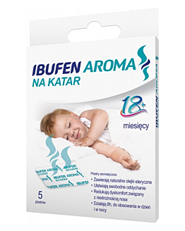 Ibufen Aroma Na Katar, Plastry aromatyczne dla dzieci po 18. miesiącu życia