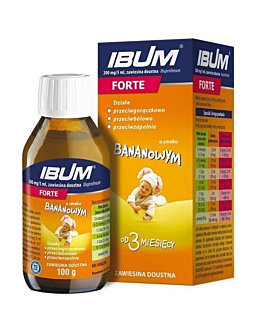 Ibum Forte Zawiesina doustna 200 mg/5ml Smak bananowy 