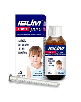 Ibum Forte Pure 200 mg/5 ml  Bez smaku Zawiesina doustna, 100 g