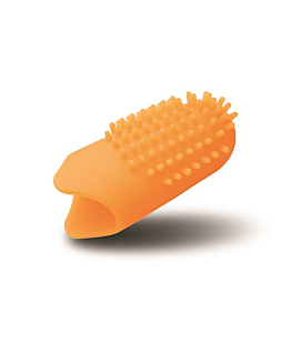 Iko Kids Natural Szczoteczka Na Palec Pomarańczowa