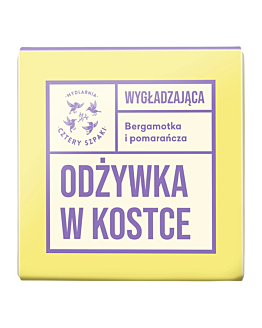 Mydlarnia Cztery Szpaki Odżywka wygładzająca w kostce Bergamotka i Pomarańcza 