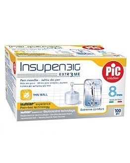 PiC Solution Insupen, Igły do penów insulinowych, 31G 0,25x8mm