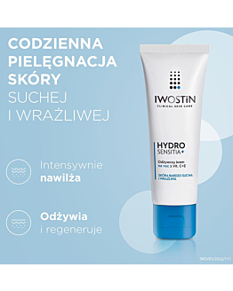 Iwostin Hydro Sensitia Krem na noc z witaminami C+E