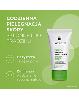 Iwostin Purritin Lekki Krem Sebum Control