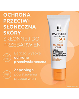 Iwostin Solecrin Lucidin Krem na przebarwienia SPF 50+ 