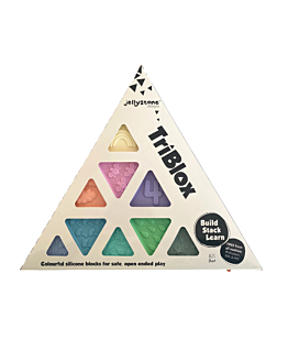 Jellystone Designs Triblox, Zabawka edukacyjna dla dziecka, Pastelowy