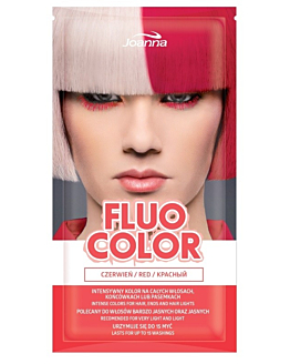 Joanna Fluo Color Szamponetka Koloryzująca Czerwień