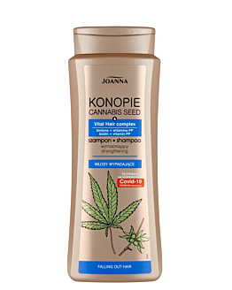 Joanna Canapa Shampoo Rinforzante per Capelli Deboli 400 ml