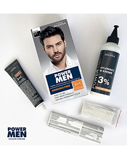 Joanna Power Man Color Farba do włosów 01 Black