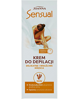 Joanna Sensual Krem do Depilacji Miejsc Wrażliwych Mleczko Owsiane