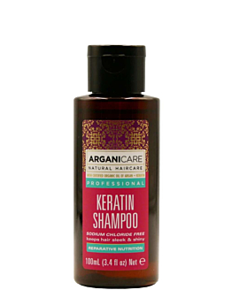 Arganicare Keratin Szampon do włosów, Travel size 100 ml