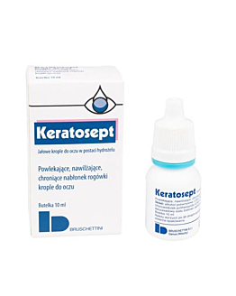Keratosept, Powlekające i nawilżające krople do oczu