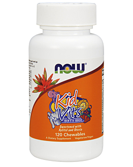 Now Foods Kid Vits Berry Blast, Tabletki do ssania