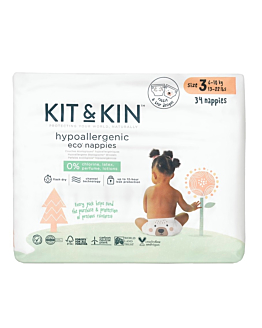 Kit And Kin Biodegradowalne Pieluszki Jednorazowe Rozm. 3 Maxi Bear/Rabbit