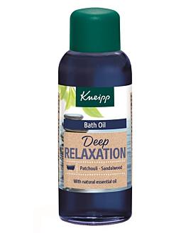 Kneipp Olio da Bagno Deep Relaxation Sandalo e Patchouli 100 ml