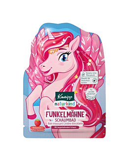 Kneipp Naturkind Błyszcząca Grzywa Płyn do kąpieli z bąbelkami o zapachu malin