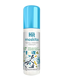 HIT Moskito, Spray z olejkami roślinnymi na komary, kleszcze i meczki