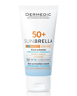 Dermedic Sunbrella Crema Viso SPF 50+ Pelle Grassa e Mista 50 ml