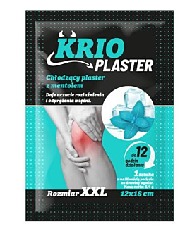 Krio Plaster Chłodzący plaster z mentolem 12x18cm, 1 szt.