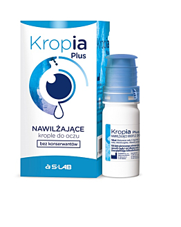 Kropia Plus, Nawilżające krople do oczu, bez konserwantów
