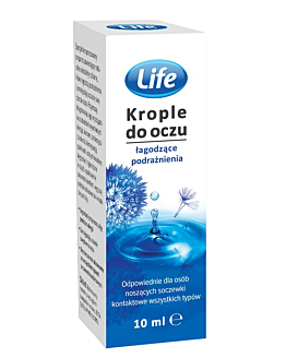 Life, Krople do oczu łagodzące podrażnienia