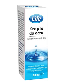 Life, Nawilżające krople do oczu