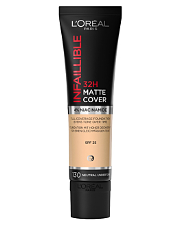 L'Oréal Paris Infaillible 24H Matt Cover Fondotinta 130 True Beige