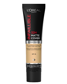 L'Oréal Paris Infaillible 24H Matt Cover Fondotinta 200 Golden Sand