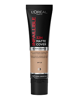 L'Oréal Paris Infaillible 24H Matt Cover Fondotinta 110 Rose Vanilla