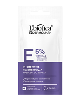 L'biotica Dermomask Intensywnie regenerująca maseczka do twarzy z witaminą E