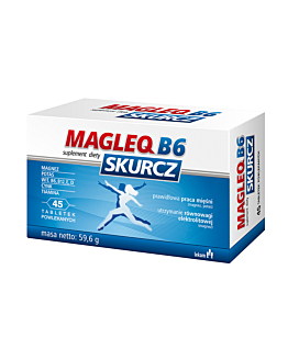 Magleq B6 Skurcz, Preparat wspierający funkcjonowanie mięśni, Tabletki