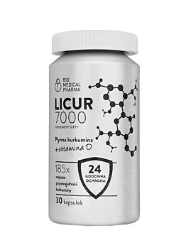 Bio Medical Pharma Licur 7000 z witaminą D, 30 kaps.