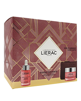 Lierac Supra Radiance  (Serum  + Żel-krem  + Kosmetyczka 1sz)