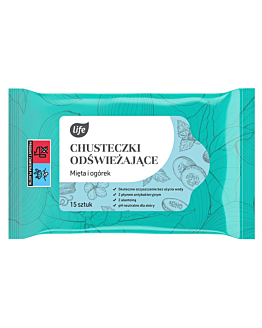 Life Chusteczki odświeżające Antybakteryjne