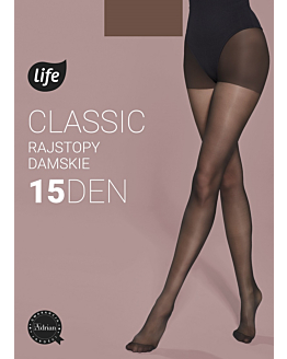 Life Rajstopy damskie 15 Den Natural Rozm.2