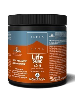 Terranova Life Drink, Suplement diety zawierający zbilansowane białko roślinne, Proszek