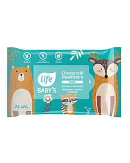 Life Baby S Salviettine Umidificate per Bambini e Neonati Fresh 216 pz
