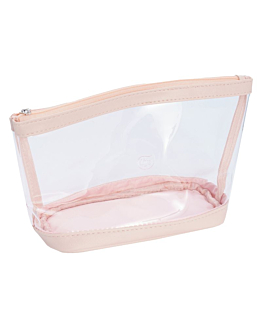 Life Beauty Case Trasparente Rosa