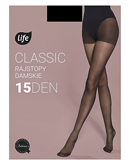 Life Collant Donna 15 Den Nero Taglia 3