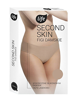 Life Mutandine Donna Taglio Laser con Silicone Taglia L Naturale