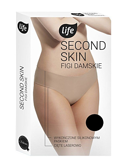 Life Mutandine Donna Taglio Laser con Silicone Taglia S Nero