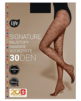 Life Rajstopy damskie Signature 30 Den Rozm. 2 Nero