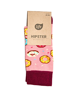 Life Skarpetki Hipster Wzór Donut Rozm. 35-38