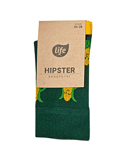 Life Skarpetki Hipster Wzór Kukurydza Rozm. 39-42