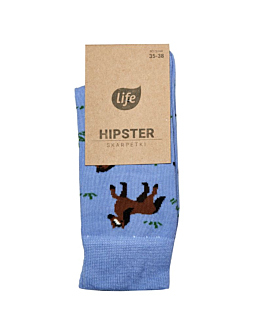Life Skarpetki Hipster Wzór Konie Rozm. 39-42