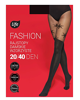 Life Rajstopy damskie Wzór Śnieżynki Rozm.2