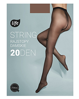 Life Rajstopy String 20 Den Natural Rozm.3