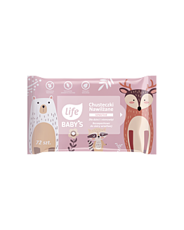 Life Baby Salviettine umidificate per bambini e neonati Sensitive 72 pz
